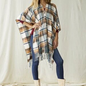 Matilda Jane Flannel Poncho